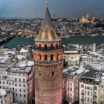 The Galata Tower, also known as Galata Kulesi in Turkish
